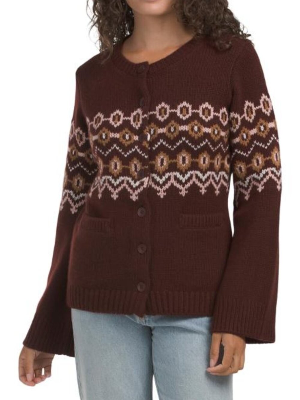 ELIE TAHARI Cashmere Fairisle Sweater